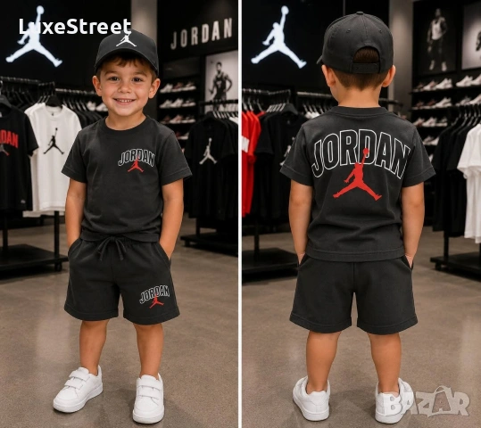 Boss🫟 Jordan 🫟 Nike 🫟 Лого Бродирано 🫟 с Шапка 🫟 Детски Комплекти , снимка 12 - Детски комплекти - 55071703