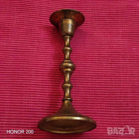 Месингов свещник. , снимка 2 - Декорация за дома - 55458465