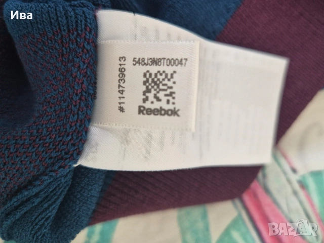 Спортен къс топ Reebok S размер , снимка 3 - Корсети, бюстиета, топове - 54593374