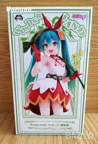 Аниме фигури Desktop Cute Albedo Bunny Ver. & Hatsune Miku Wonderland Thumbelina, снимка 4 - Колекции - 54310611