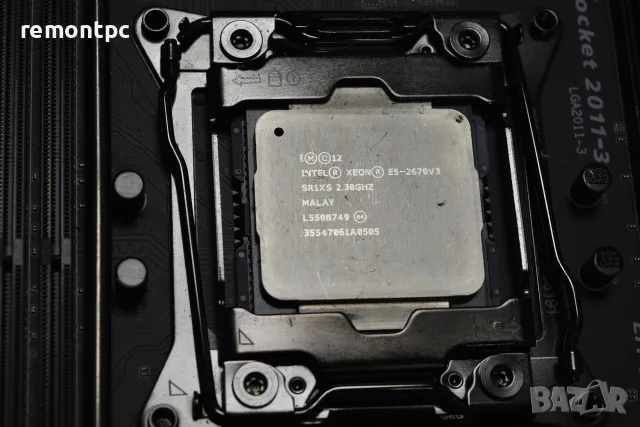 Дънна платка GIGABYTE X99-UD4 + 12 /24 ядрен Intel Xeon E5 2670 V3  DDR4 quad channel, снимка 10 - Дънни платки - 55396510