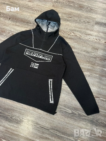 Мъжко!Napapijri Rainforest Knit Jacket размер ХЛ/ХХЛ, снимка 2 - Якета - 54082924