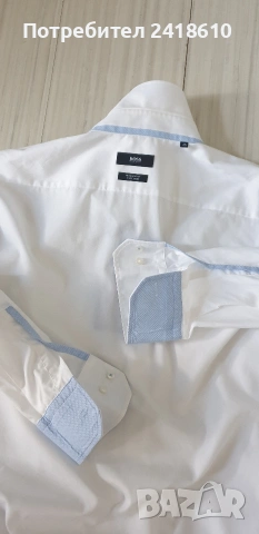 Hugo Boss Cotton Regular Fit Cotton Mens Size 40 / 15 /3/4 НОВО! ОРИГИНАЛ! Мъжка Риза!, снимка 9 - Ризи - 54873998