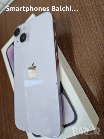iPhone 14 Purple/100% battery health 