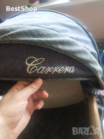 Детска количка Carrera + кош за кола, снимка 3 - Детски колички - 55258721