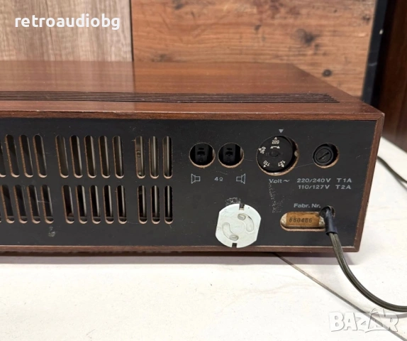 💥Винтидж аудио транзисторен ресийвър TELEFUNKEN OPUS STUDIO 201 - 1970 г. 💥, снимка 9 - Ресийвъри, усилватели, смесителни пултове - 49691282