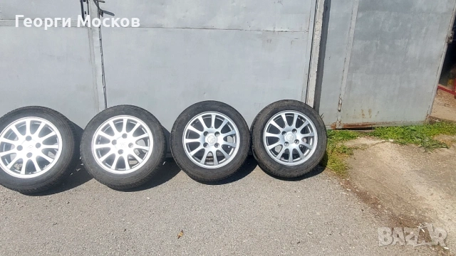 Оригинални лети джанти Mitsubishi 15" 4x114.3 с нови летни гуми Matador (DOT 2025)