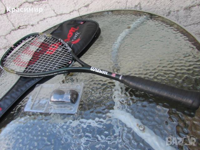 Ракета за скуош Wilson Pro Staff Titanium, снимка 2 - Тенис - 54716495
