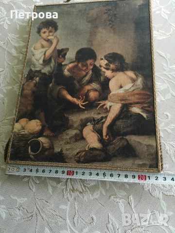 винтидж, барокова картина , снимка 3 - Картини - 54292737