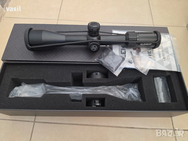 Оптически прицел Element Optics Helix 6-24x50 FFP – с подарък монтажи за Picatinny 20 mm 