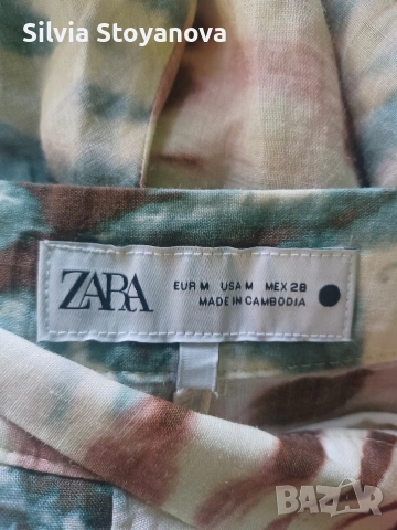 летен панталон Zara , снимка 3 - Панталони - 54435953