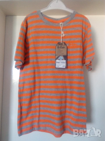 Оригинална тениска Lee Cooper Grey за 7-8 г.