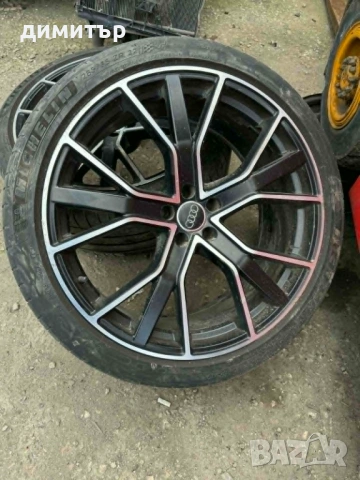 гуми с джанти audi q7 4m audi sq7 a8 285/35 zr22 michelin pilot sport, снимка 9 - Гуми и джанти - 54400098