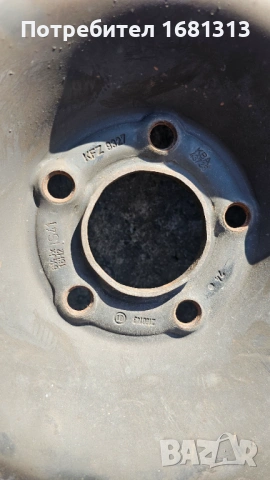 Джанти 16', 5х115, ZAFIRA C, снимка 4 - Гуми и джанти - 54394390