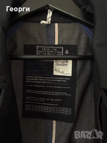 Шлифер/тренчкот Diesel, размер L, снимка 6 - Якета - 54246566