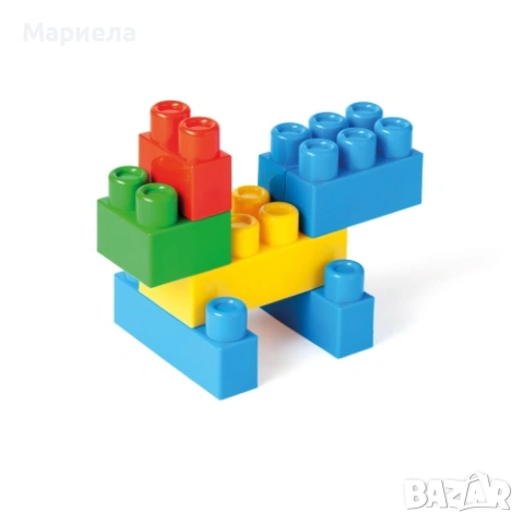 Wader Builder Blocks / Конструктор с едри елементи 45 части, снимка 4 - Конструктори - 55175760