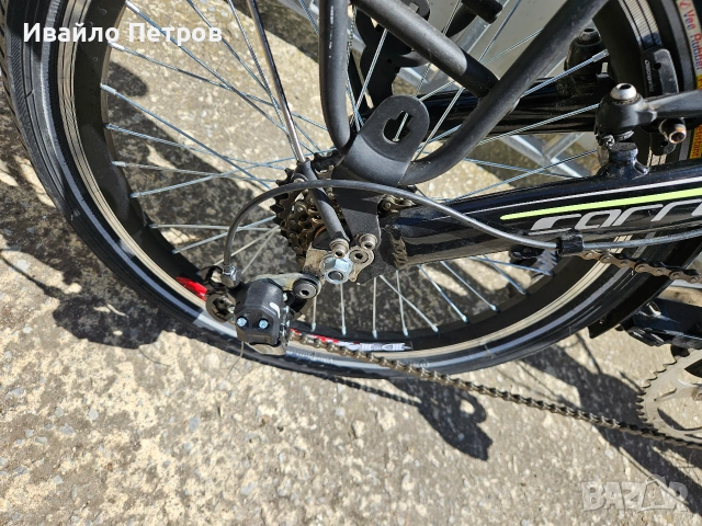 Алуминиев сгъваем велосипед 20 цола CARRERA-шест месеца гаранция, снимка 3 - Велосипеди - 54995655