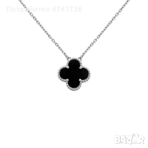 Van Cleef колие с 18к позлата / всички разцветки налични, снимка 3 - Колиета, медальони, синджири - 55674707