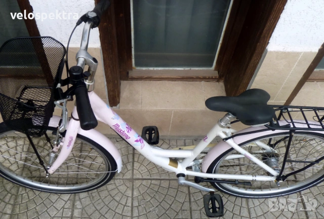 Мустанг Розово ! 24 цола капли ! Холандия ! Елегантен велосипед!, снимка 4 - Велосипеди - 54204925