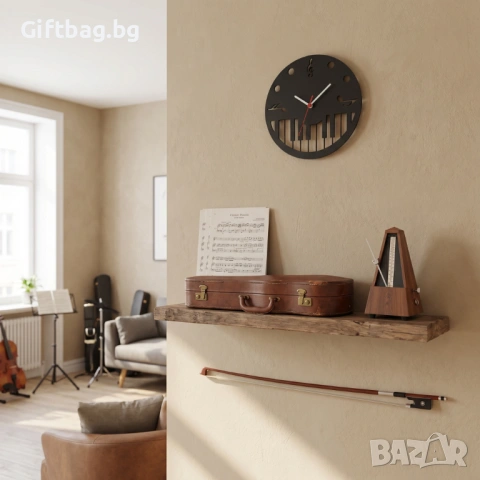 Стенен часовник „Piano Symphony“, снимка 5 - Стенни часовници - 54316136