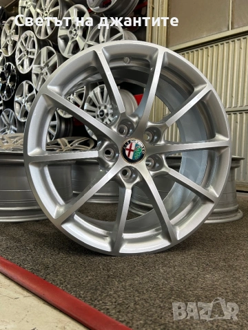 Джанти 17 Цола 5x110 Alfa Romeo Giulia Оригинални Нови, снимка 7 - Гуми и джанти - 54563165