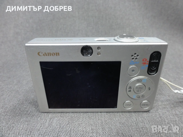 ЦИФРОВ ФОТОАПАРАТ CANON DIGITAL IXUS 70 DIGITAL 7.1MP DIGITAL CAMERA, снимка 10 - Фотоапарати - 54552546