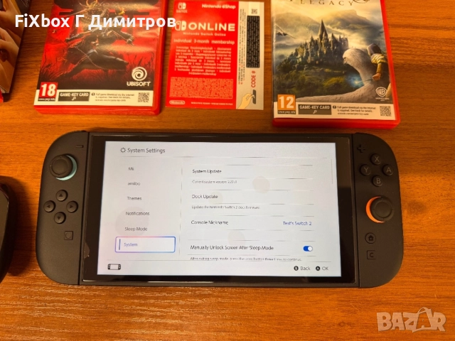 Nintendo switch 2 с 3 игри и 3м онлайн , снимка 3 - Nintendo конзоли - 54758011