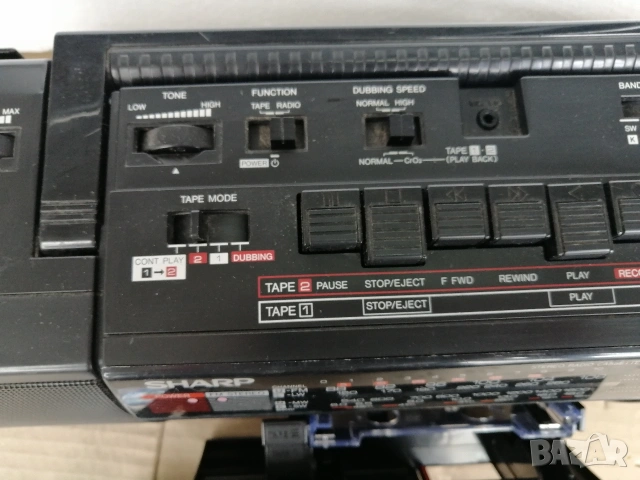 Радиокасетофон SHARP WQ-T222H, снимка 7 - Радиокасетофони, транзистори - 54603044
