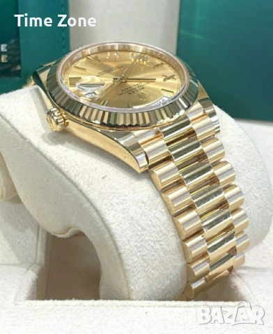 Rolex Day-Date 40mm Yellow Gold 18K Champagne Automatic Мъжки / Унисекс Различни Варианти, снимка 5 - Мъжки - 54047730