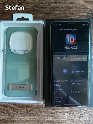Honor Magic 6 PRO 12/512 Гаранция , снимка 2 - Други - 55329983
