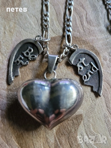 сребърен ланец., снимка 2 - Антикварни и старинни предмети - 54987438
