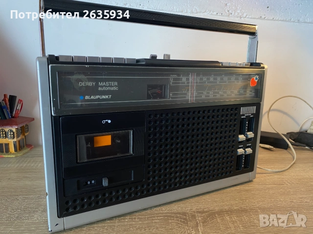 Радиокасетофон моно Blaupunkt Derby, снимка 2 - Радиокасетофони, транзистори - 54606228