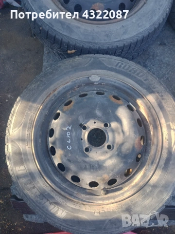 Джанти с гуми 14" Рено Клио 2 1.5 ДЦИ 65к.с 2003г. / Renault Clio 2 1.5 DCI, снимка 3 - Гуми и джанти - 54494054