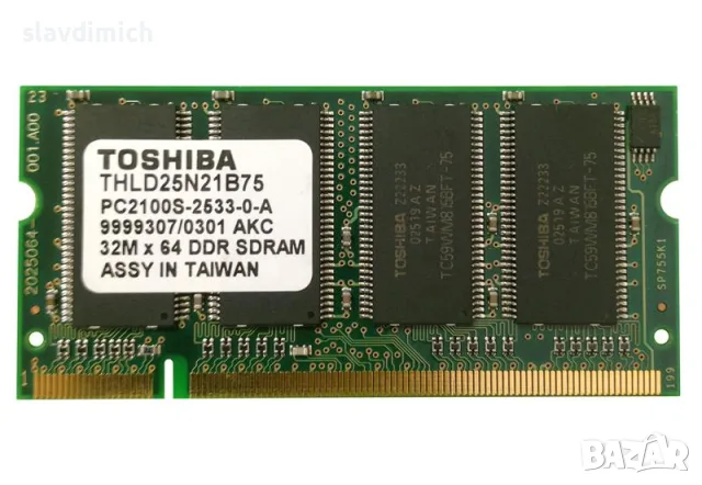 Ram РАм памет за лаптопи DDR1 256GB 266 mHz PC2100 , снимка 3 - RAM памет - 55655980