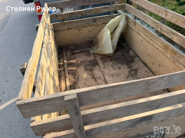 Дулово багажно ремарке регистрирано  180/120 см цена 800 евро   безплатно прехвърляне, нови талони и, снимка 6 - Ремаркета - 55284490
