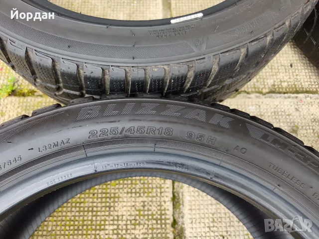 Зимни гуми 18 цола 225 / 45 / R18 BRIDGESTONE 4 БРОЯ, снимка 6 - Гуми и джанти - 55316431