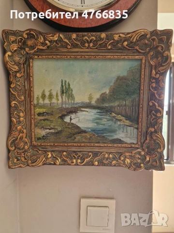 Картина рисувана на платно с маслени бои 