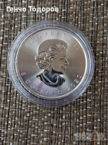 сребърна монета 1oz, снимка 2 - Нумизматика и бонистика - 55379190