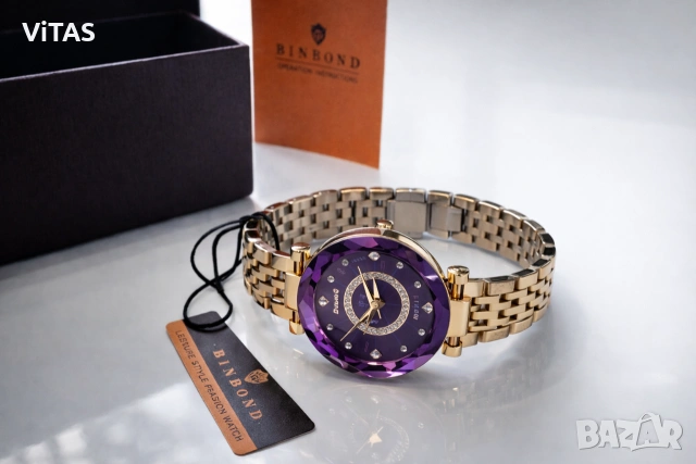 Дамски часовник Binbond, снимка 2 - Дамски - 53977344