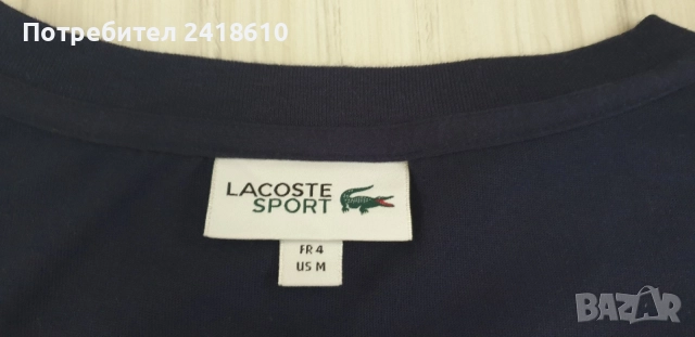 Lacoste Sport  Cotton Mens Size 4 - M  НОВО! ОРИГИНАЛ! Мъжка Тениска!, снимка 12 - Тениски - 55070118