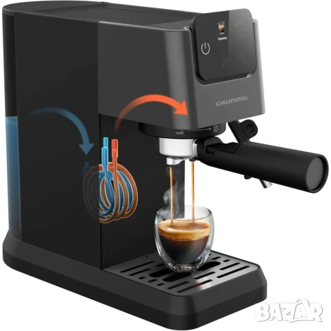 Еспресо кафемашина Grundig, снимка 4 - Кафемашини - 54962852