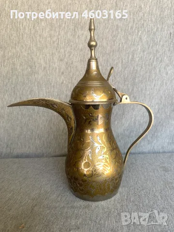 Ръчно гравиран чайник кана , снимка 7 - Антикварни и старинни предмети - 55606521