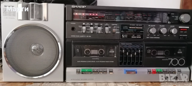 Sharp gf 700 , снимка 2 - Радиокасетофони, транзистори - 54890980
