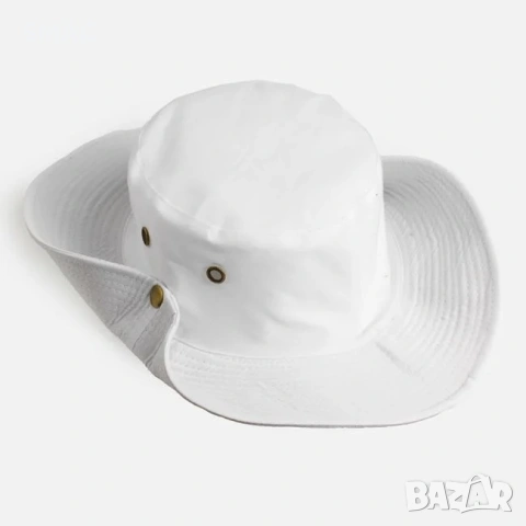 Мъжка шапка тип bucket бяла_1261214, снимка 3 - Шапки - 54928720