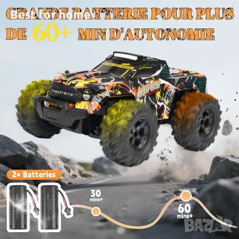 Кола с дистанционно управление - 1:18 Високоскоростна LED светлина 25 км/ч RC кола , снимка 6 - Коли, камиони, мотори, писти - 55474775