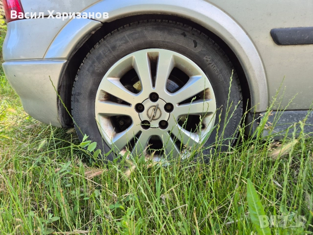 Продавам джанти 16" с летни гуми Kleber Quadraxer – 205/55 R16 (Opel Astra G / Zafira A), снимка 3 - Гуми и джанти - 54945356