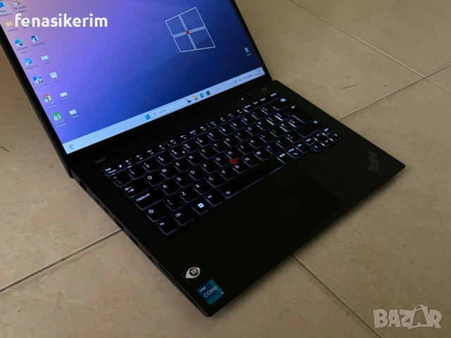 14' Full HD Core i5-1335u Lenovo ThinkPad L14 Gen 4 16GB DDR4/256GB NVMe/Iris XE/Подсветкa/Бат 8ч, снимка 5 - Лаптопи за работа - 54775031
