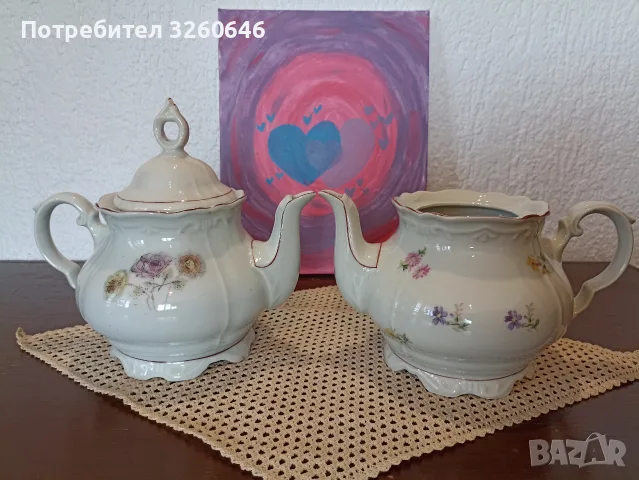 Много стари барокови чайници 