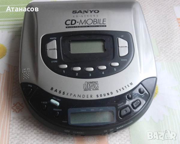 SANYO Compact Disc Player CDP-4940 + радио FM/AM, снимка 2 - MP3 и MP4 плеъри - 54747701