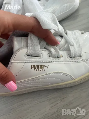 Оригинални дамски маратонки Puma Basket Patent размер 37.5, снимка 2 - Дамски ежедневни обувки - 55432001